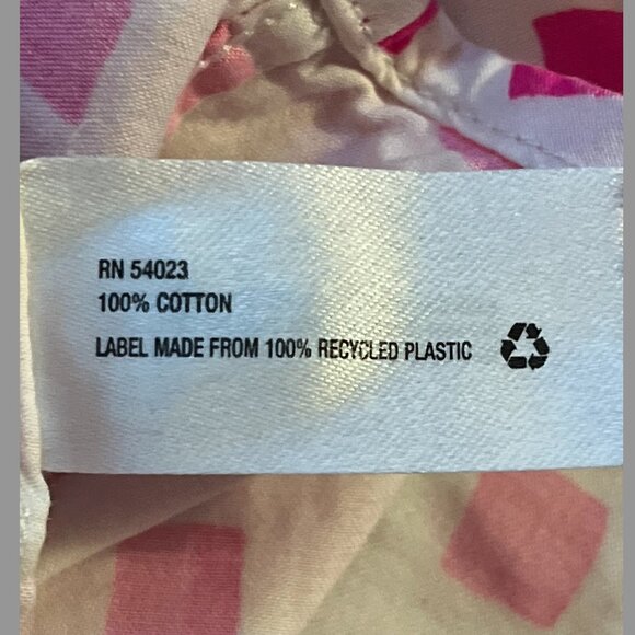 J.Crew Fitted Boyfriend XS Button-down Hot Pink and White - Picture 5 of 6